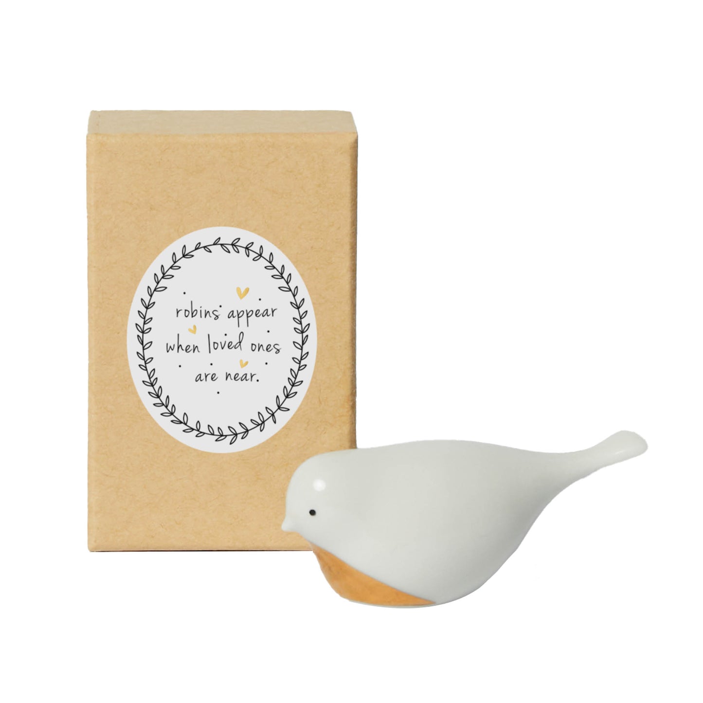 Porcelain Robin Keepsake