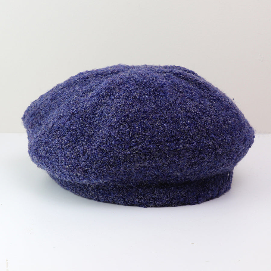 Wool Blend Boucle Beret