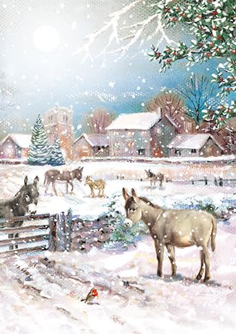 Ling Design - 24 Christmas Cards, Snowy Christmas