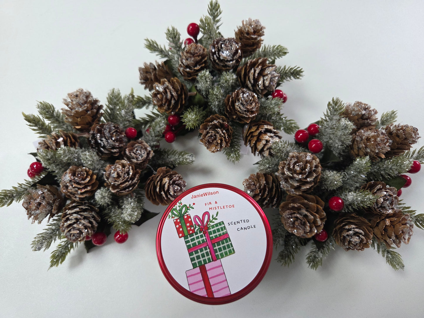 Christmas Tinned Candles