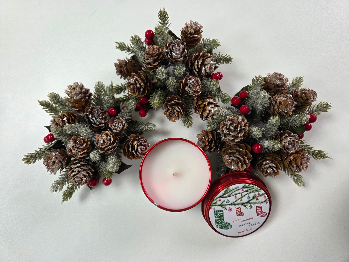 Christmas Tinned Candles