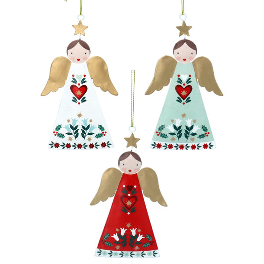 Tin Angel Decoration