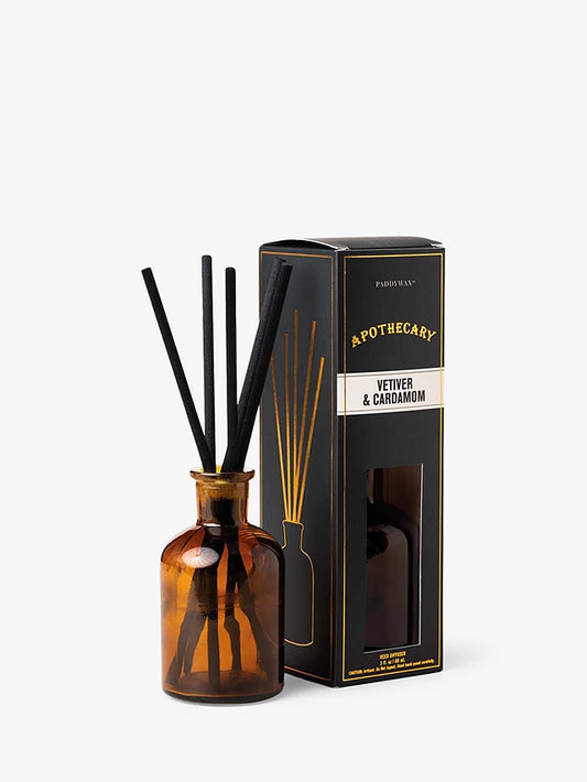 Apothecary Amber Glass Diffuser, various scents