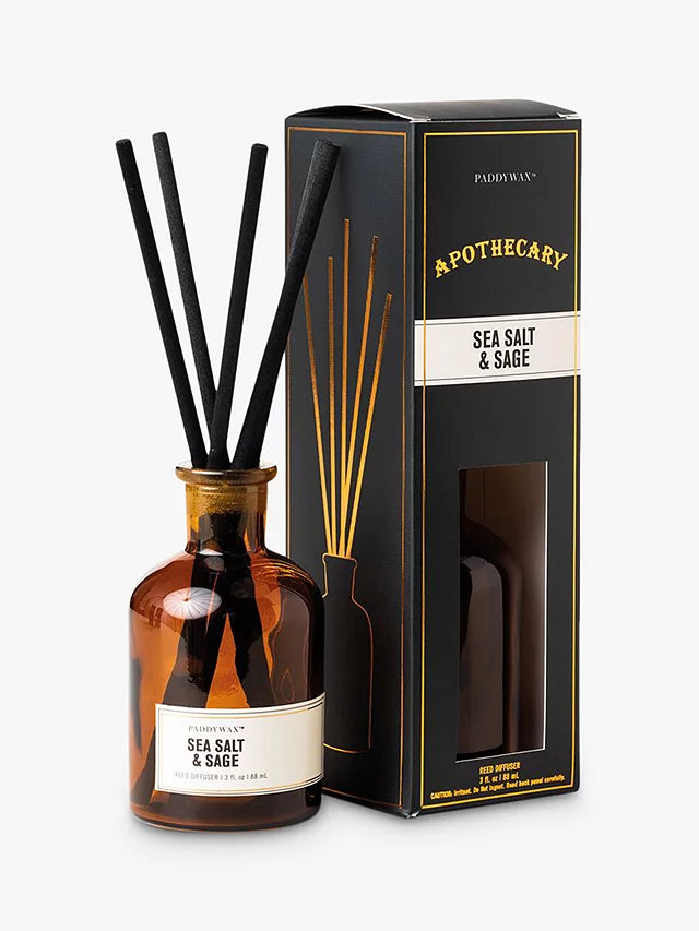 Apothecary Amber Glass Diffuser, various scents