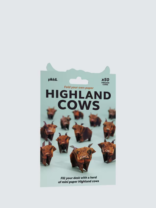 Fold Your Own Highland Cows