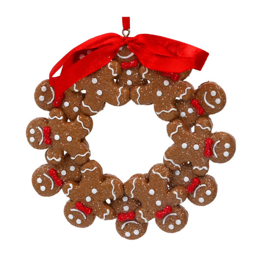 Gingerbread Man Resin Wreath