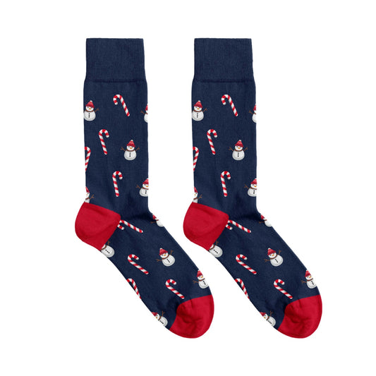 Oli Olsen Men's Christmas Candy Cane Socks