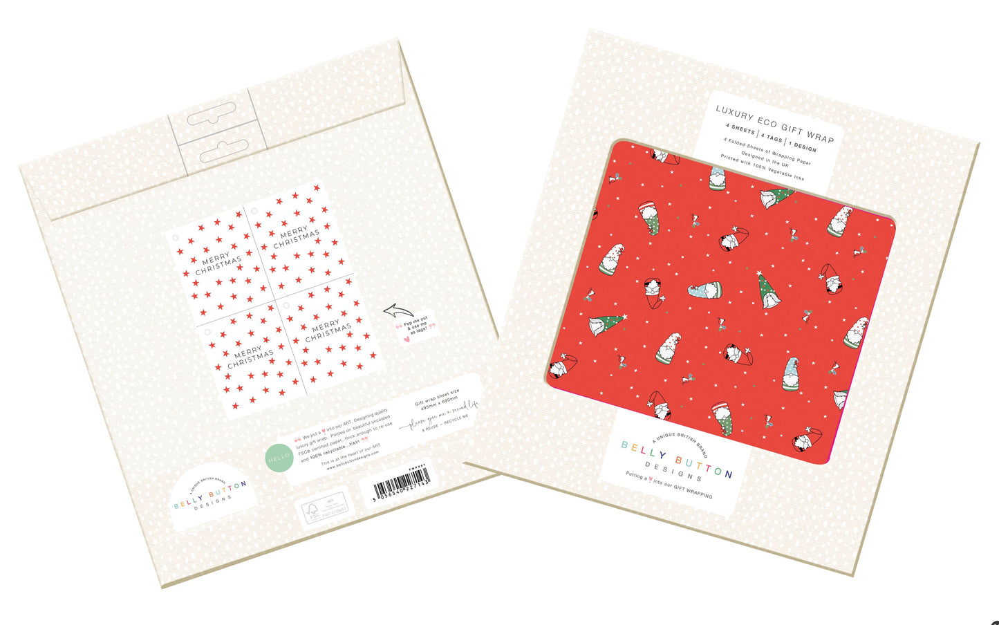 Luxury Christmas Flat Wraps