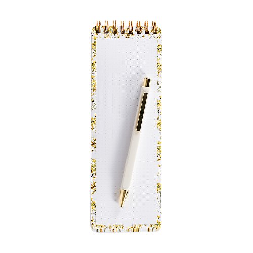 Floral Notebook and Ball-point Pen