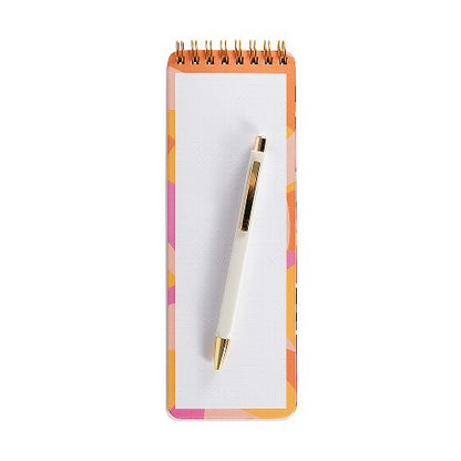 Colour Striped Notebook and Ball-point Pen