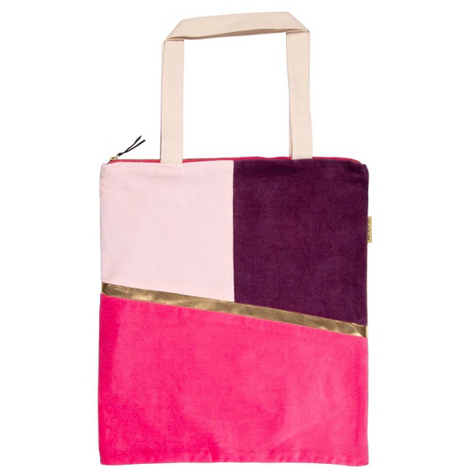 Favourite Pink Velvet Bag