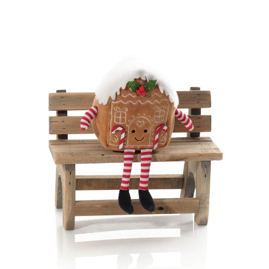 Festive Gingerbread House Shelf Sitter