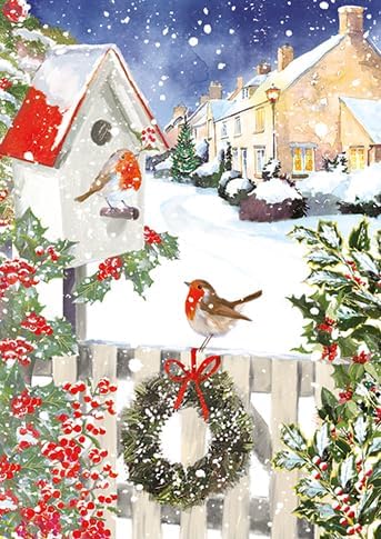 Ling Design - 24 Christmas Cards, Snowy Christmas
