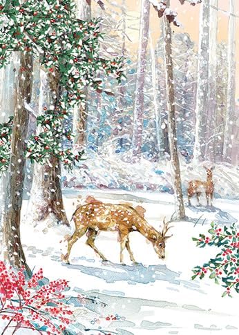 Ling Design - 24 Christmas Cards, Snowy Christmas