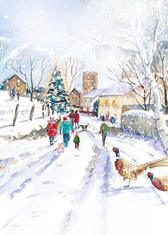 Ling Design - 24 Christmas Cards, Snowy Christmas