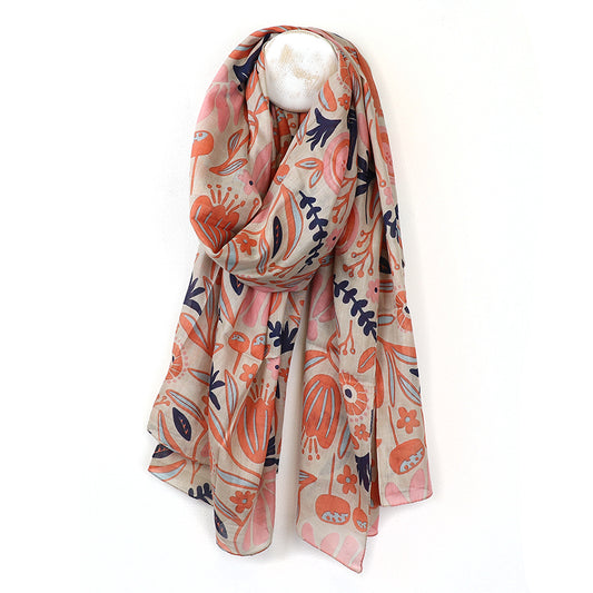 Botanical Print Scarf