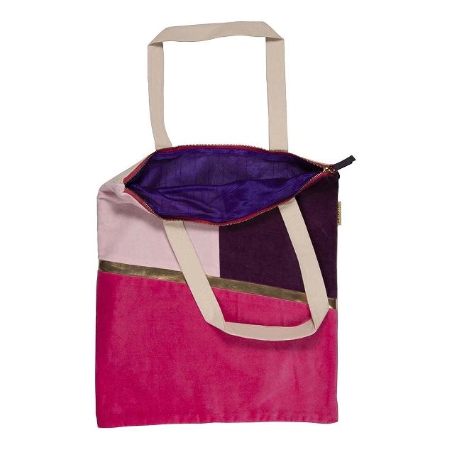 Favourite Pink Velvet Bag
