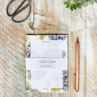 Hydrangea A6 Jotter Notepad