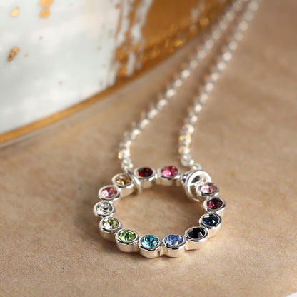 Rainbow Crystal Necklace