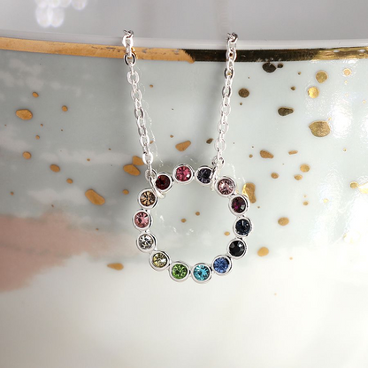 Rainbow Crystal Necklace