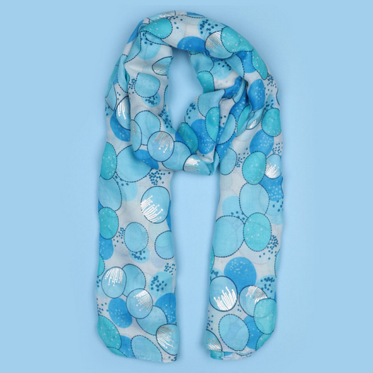 Turquoise Bubble Scarf