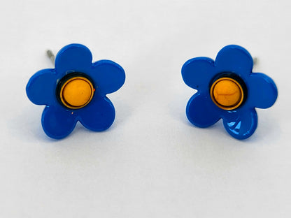 Forget-me-not ear-rings