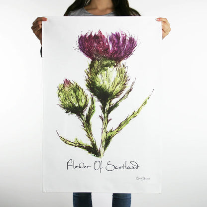 Thistle Tea Towel