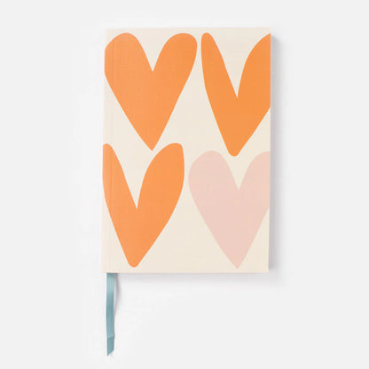 Orange/Pale Pink Big Hearts Dream Big Life Planner