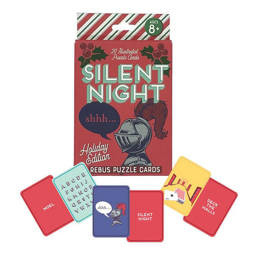 Silent Night Illustrated Puzzle Cards
