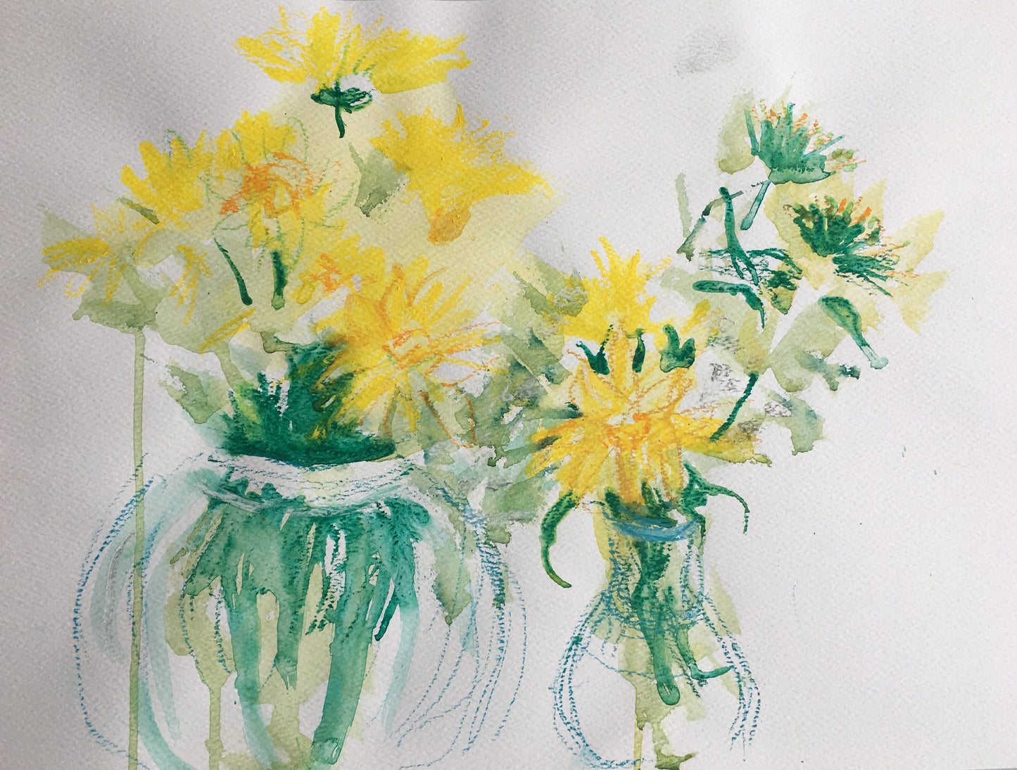 Yellow Flowers, by Victoria Stuart