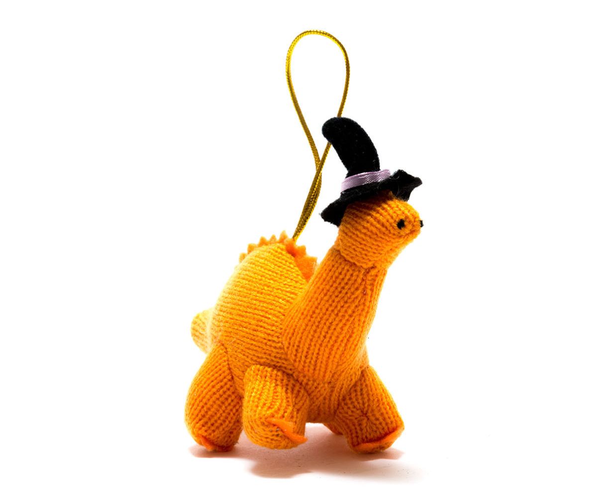 Knitted Dino Hallowe'en Decorations