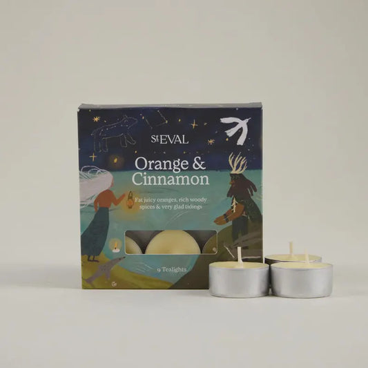 St Eval Tealights - Orange & Cinnamon